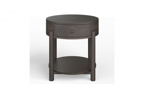 Harliegh Round End Table with Drawer