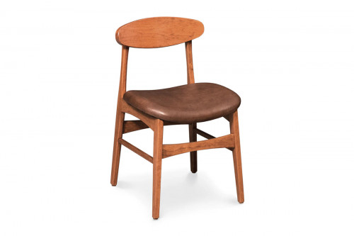 Antonia Side Chair with Leather Seat